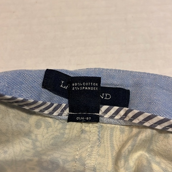 Lands end-6P-paisley pattern, button front, side pockets, belt loops, skirt. - Picture 7 of 10